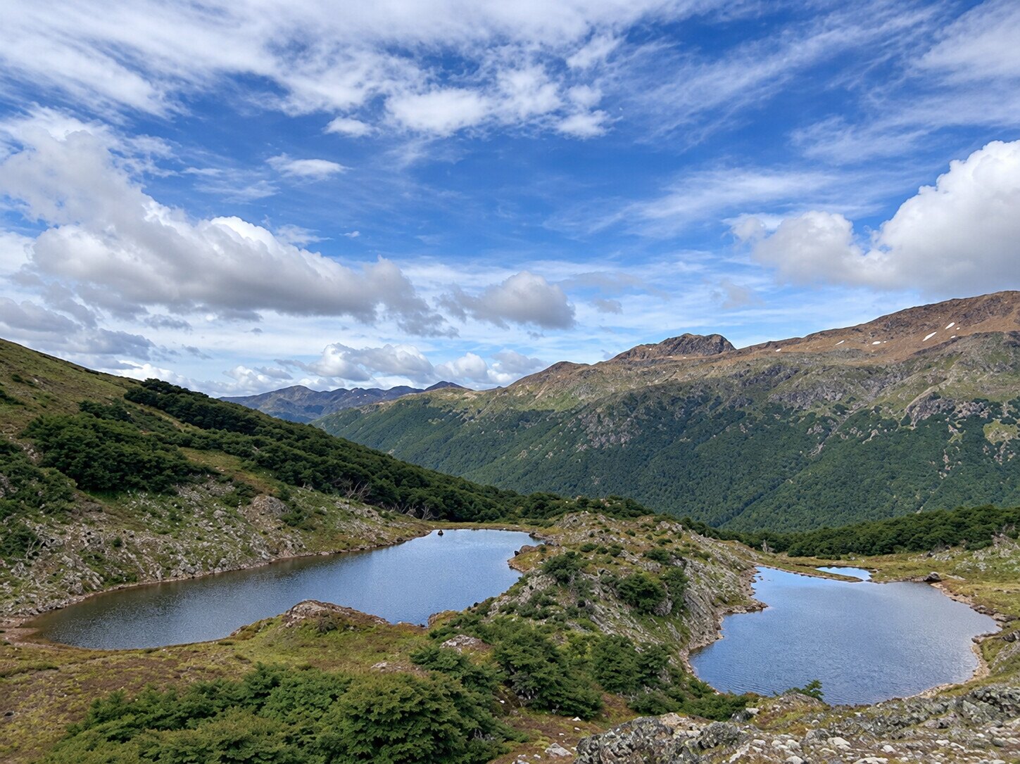 Mapa do passeio Trekking Lagunas Gemelas